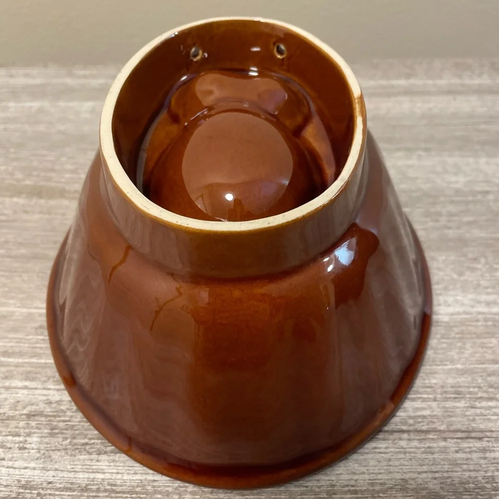 Williams Sonoma Brown Ceramic Pineapple Mold Wall Hanging